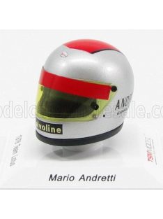   TrueScale - BELL HELMET F1  TEAM LOTUS 1978 MARIO ANDRETTI - VISIERA GIALLA SILVER RED