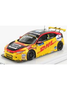   TrueScale - HONDA CIVIC TYPE R TCR TEAM BOUTSEN GINION RACING DHL N 9 FIA WTCR RACE OF JAPAN 2018 T.CORONEL YELLOW RED BLACK