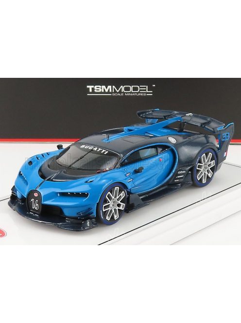 TrueScale - BUGATTI VISION GRAN TURISMO N 16 CONCEPT 2018 BLUE BLACK