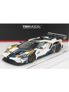   TrueScale - FORD USA GT MKII N 0 GOODWOOD FESTIVAL OF SPEED 2019 WHITE BLUE GOLD