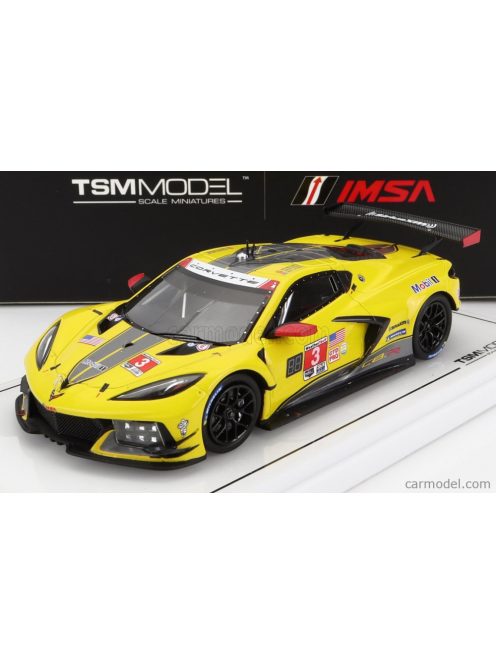 Truescale - Chevrolet C8.R 5.5L V8 Team Corvette Racing N 3 Imsa 24H Daytona 2022 N.Catsburg - A.Garcia - J.Taylor Yellow Grey