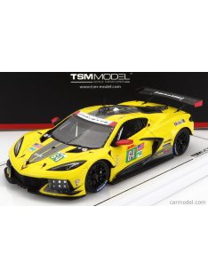   Truescale - Chevrolet Corvette C8.R Team Corvette Racing N 64 2Nd 1000 Miles Sebring Gtd Pro 2022 T.Milner - N.Tandy Yellow