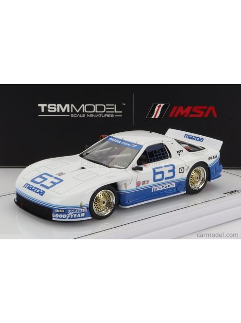 Truescale - Mazda Rx-7 Gto Team Mazda Motorsport N 63 3Rd 2H Topeka 1990 White Light Blue