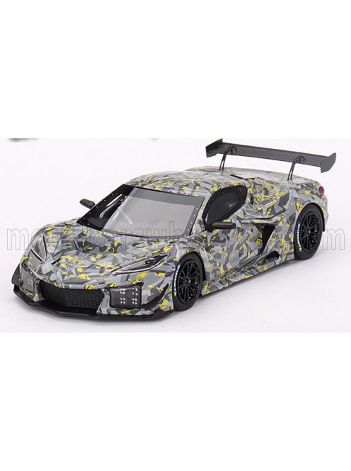 TrueScale - CADILLAC CORVETTE Z06 GT3.R N 0 SEBRING TEST CAR 2022 GREY YELLOW