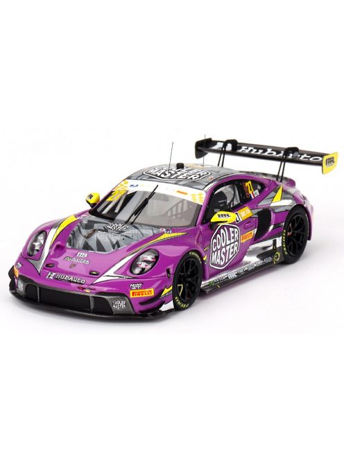 TrueScale - PORSCHE 911 992 GT3 R TEAM HUBAUTO RACING N 27 FIA GT WORLD CUP MACAU GRAND PRIX 2023 KEVIN ESTRE PURPLE