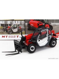   Universal Hobbies - Manitou Mt625T Comfort Telescopic Tractor - Elevatore Red Silver