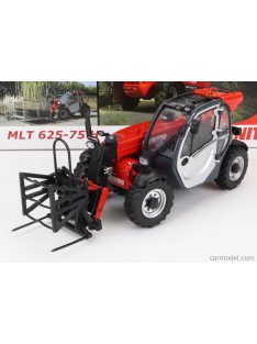   Universal Hobbies - Manitou Mlt 625-75H Telescopic Tractor - Elevatore Red Silver