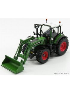   Universal Hobbies - Fendt 516 Vario Tractor With 4 X 80 Cargoprofi Front Loader 2016 Green White