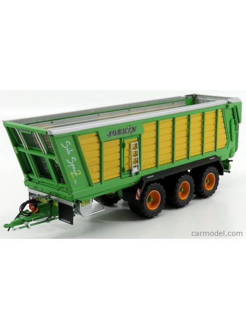 Universal Hobbies - Joskin Silo-Cargo Space2 590T - Trailer For Tractor Yellow Green