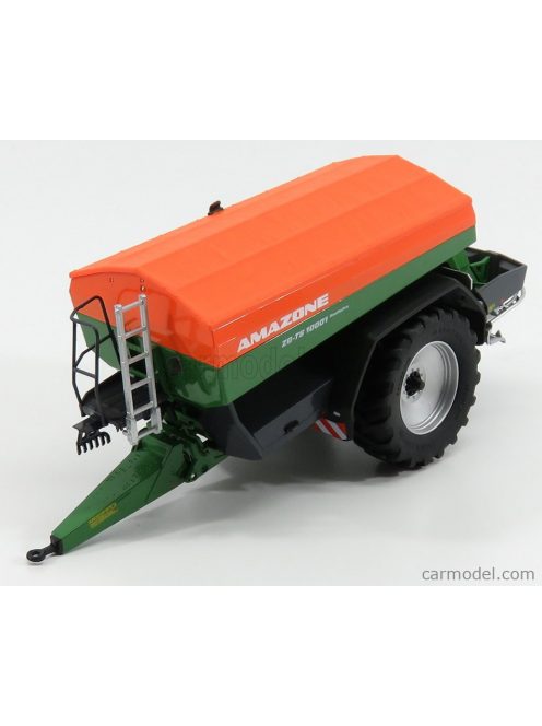 Universal Hobbies - Trailer Amazone Zg-Ts 10001 Profis-Pro Manure Spreaders - Spargiletame Green Orange