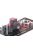 Universal Hobbies - CASE-IH PORTACHIAVI - KEYRING PUMA 260 CVX DRIVE TRACTOR 2022 - CM. 4.0 RED BLACK