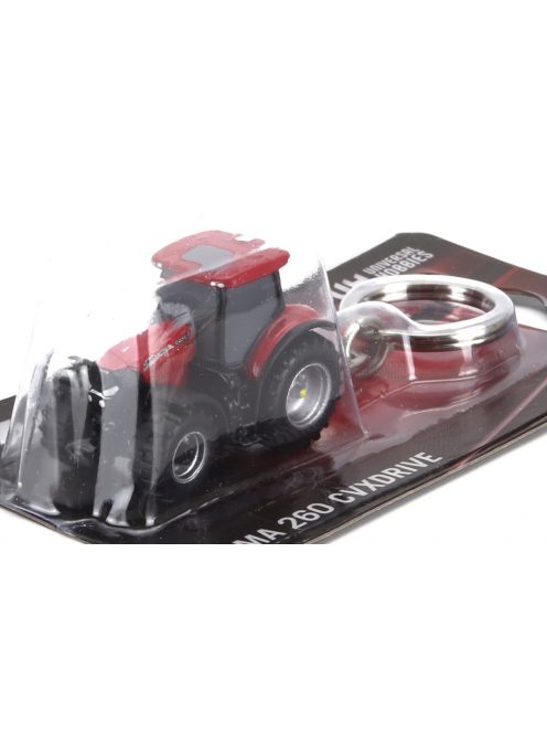 Universal Hobbies - CASE-IH PORTACHIAVI - KEYRING PUMA 260 CVX DRIVE TRACTOR 2022 - CM. 4.0 RED BLACK