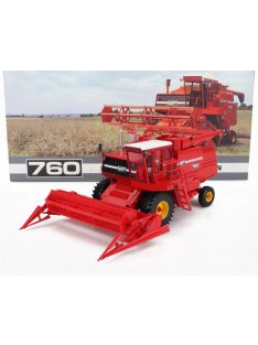   Universal Hobbies - MASSEY FERGUSON MF760 MIETITREBBIA GOMMATA HARVESTER 2010 RED