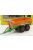 Universal Hobbies - Joskin Silo-Cargo Transktp 22/50 Open Trailer For Tractor 2004 Orange Green