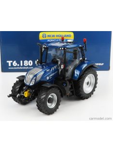   Universal Hobbies - New Holland T6.180 Tractor 2018 Blue Black