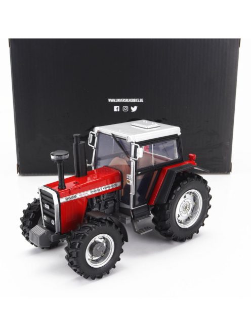 Universal Hobbies - MASSEY FERGUSON MF2685 TRACTOR 1986 RED SILVER