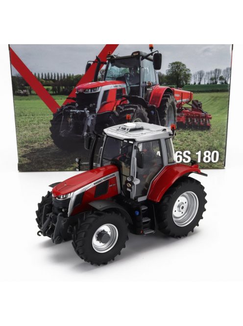 Universal Hobbies - MASSEY FERGUSON MF6S.180 TRACTOR 2021 RED GREY