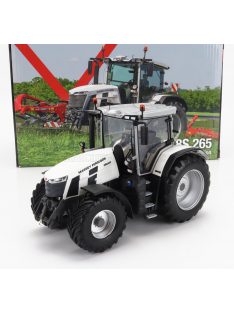   Universal Hobbies - MASSEY FERGUSON MF8S.265 TRACTOR WHITE EDITION 2022 WHITE GREY