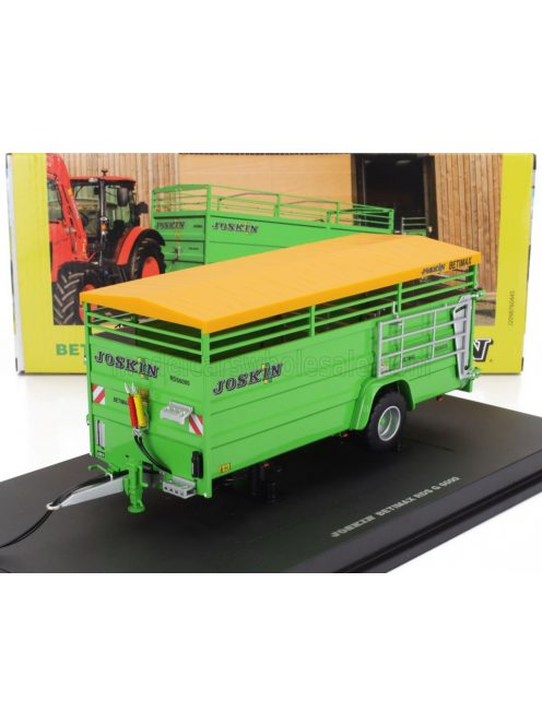 Universal Hobbies - JOSKIN BETIMAX RDS6000 TRAILER LIVESTOCK TRANSPORTER - CARRELLO TRASPORTO ANIMALI SILVER YELLOW