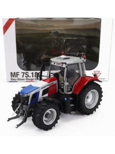   Universal Hobbies - MASSEY FERGUSON MF7S.180 TRACTOR 2022 RED WHITE BLUE