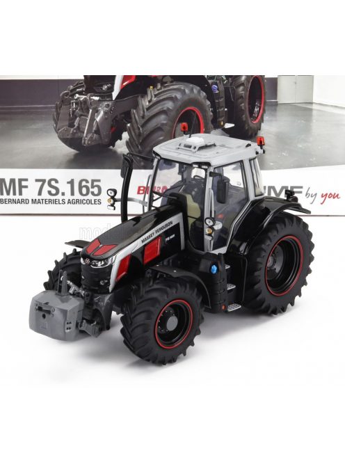 Universal Hobbies - MASSEY FERGUSON MF7S.165 TRACTOR 2022 SILVER BLACK