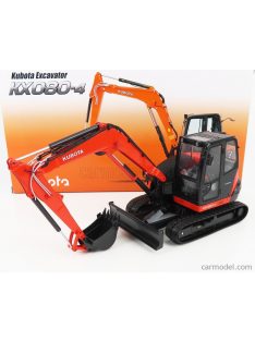   Universal Hobbies - Kubota Kx080-4 Escavatore Cingolato - Tractor Excavator Orange Black