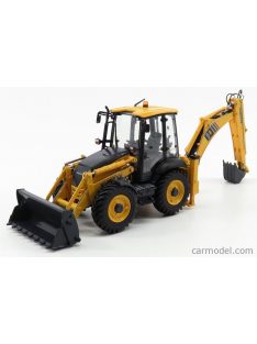   Universal Hobbies - Komatsu Wb97S Ruspa Escavatore Gommata Tractor - Scraper - Excavator Yellow