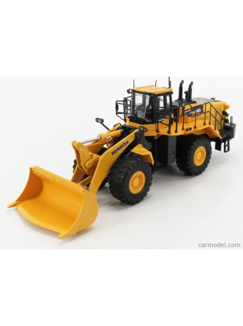 Universal Hobbies - Komatsu Wa600 Ruspa Gommata - Scraper Tractor Yellow Black