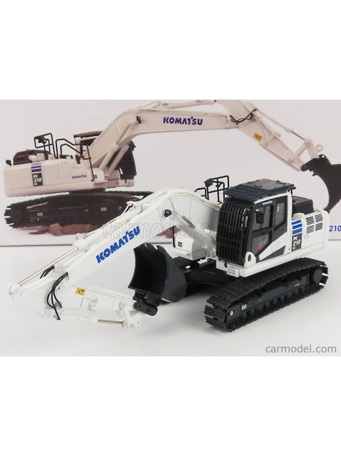 Universal Hobbies - Komatsu Pc210Lc Escavatore Cingolato - Tractor Excavator White Black