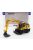 Universal Hobbies - KOMATSU PW180 ESCAVATORE GOMMATO - TRACTOR EXCAVATOR YELLOW BLACK