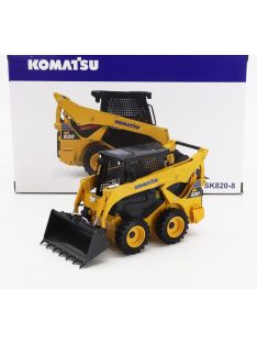   Universal Hobbies - KOMATSU SK820 RUSPA GOMMATA - SCRAPER TRACTOR YELLOW BLACK