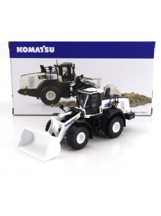   Universal Hobbies - KOMATSU WA475-10 RUSPA GOMMATA TRACTOR SCRAPER 2010 WHITE BLACK