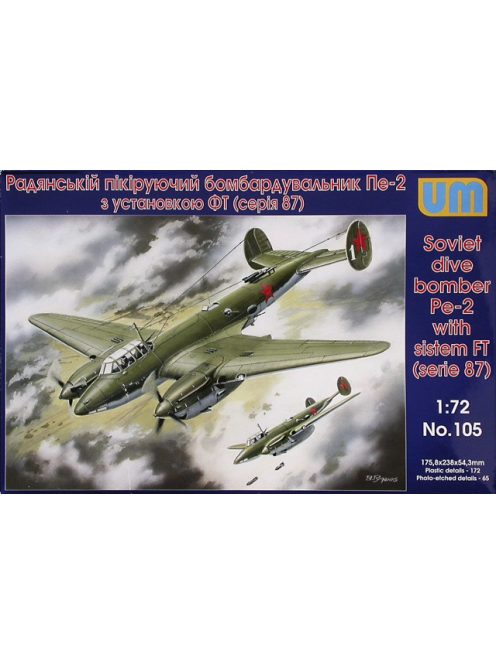 Unimodels - Dive Bomber Pe-2 with FT (87 series)