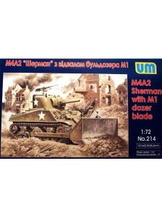 Unimodell - Tank M4A2 With M1 Dozer Blade