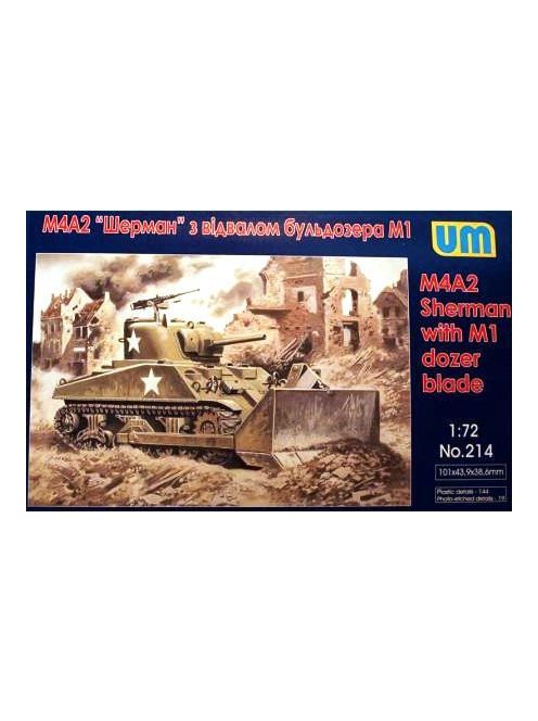 Unimodell - Tank M4A2 With M1 Dozer Blade