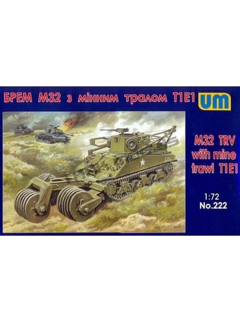 Unimodels - M32 tank recovery vehicle with mine traw