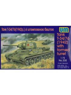 Unimodels - Tank T-34/76 (1942) with formed turret