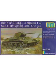 Unimodels - Tank T-34/76 (1940) with gun F-34