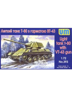 Unimodels - T-80 Soviet light tank with gun VT-43