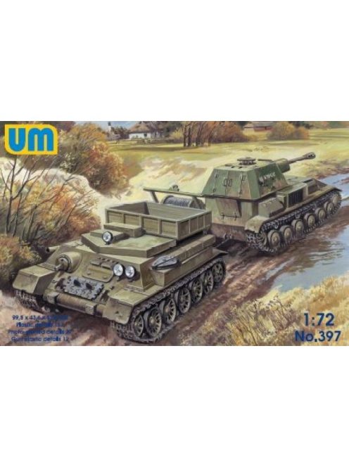 Unimodels - Retriever on T-34 basis with SPG Su-76