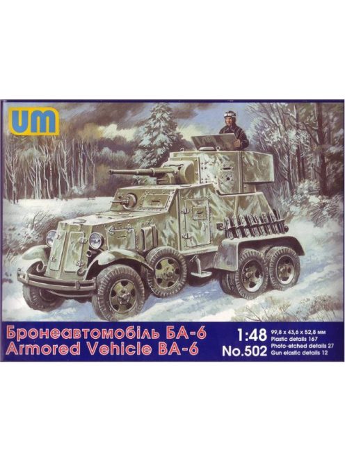 Unimodels - BA-6 Soviet armored vehicle