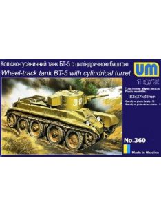 Unimodels - BT-5 with cylindrical tower Wheel-track Tank