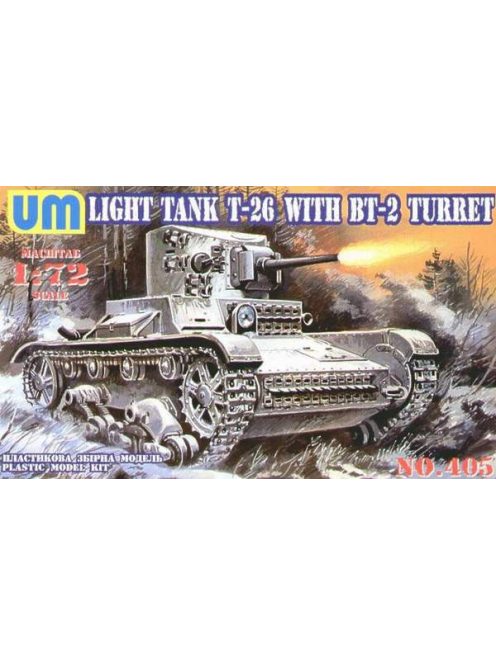 Unimodels - T-26 mit BT-2 Turret