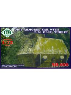 Unimodels - OB-3 Armored carriage with T-26 (1933) turret