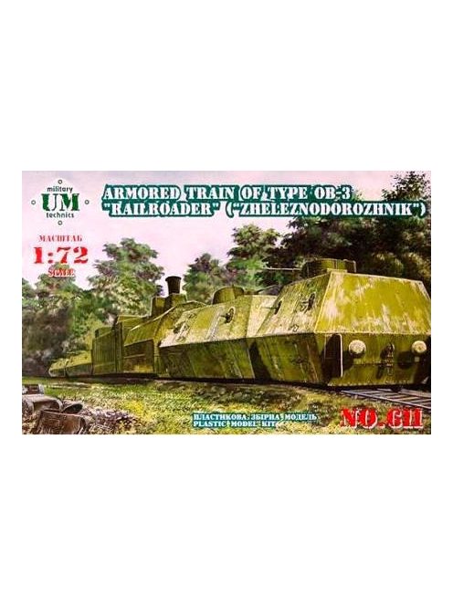 Unimodels - Armored train #2, 23ODBP of type OB-3