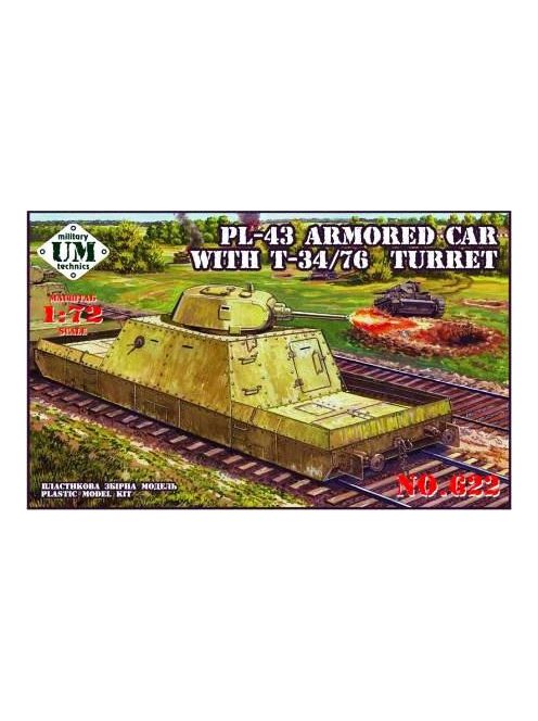 Unimodels - Pl-43 armored car with T-34/76 turret