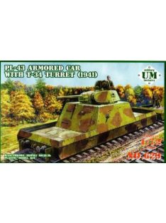 Unimodels - PL-43 armored car with T-34 turret, 1941