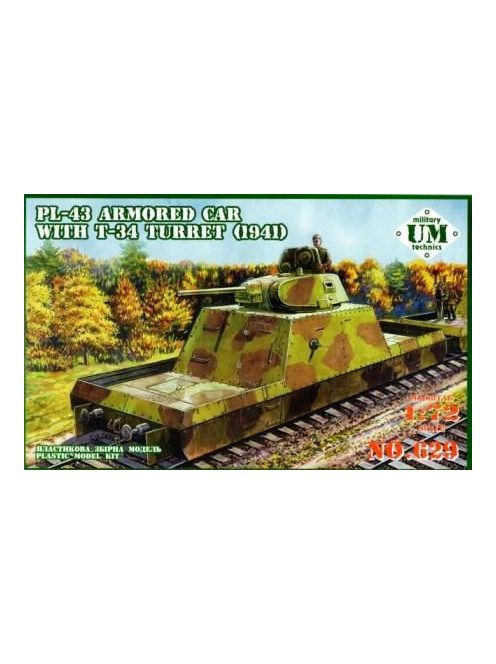 Unimodels - PL-43 armored car with T-34 turret, 1941