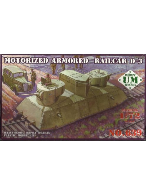 Unimodels - Motorized armored railcar D-3