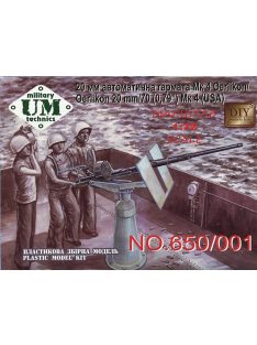 Unimodels - Oerlikon 20 mm/70 (0,79")Mk4 (USA)gun